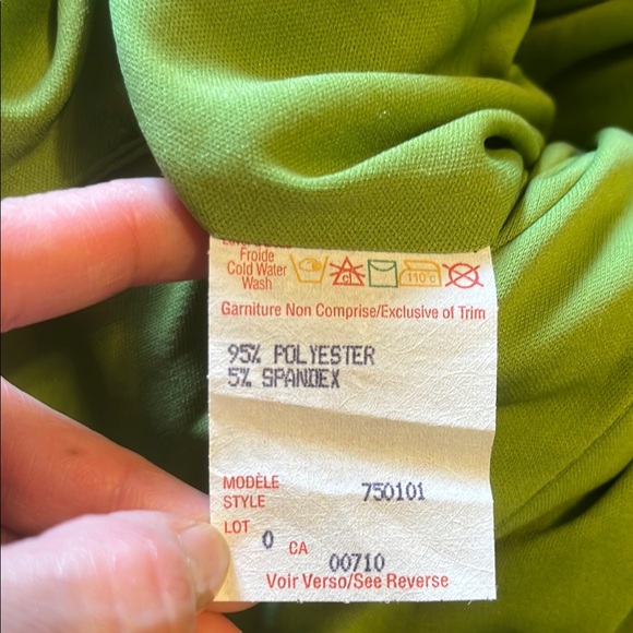 Joseph Ribkoff Strapless Ruched Dress in Green - Picture 4 of 6